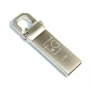 USB флеш накопитель T&G 8GB 027 Metal Series Silver USB 2.0 (TG027-8G)