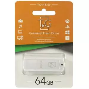 USB флеш накопитель T&G 64GB 011 Classic Series White USB 2.0 (TG011-64GBWH)