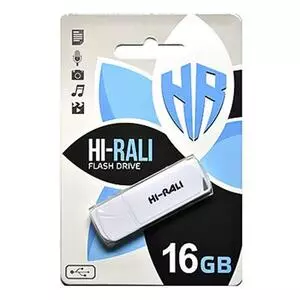 USB флеш накопитель Hi-Rali 16GB Taga Series White USB 2.0 (HI-16GBTAGWH)