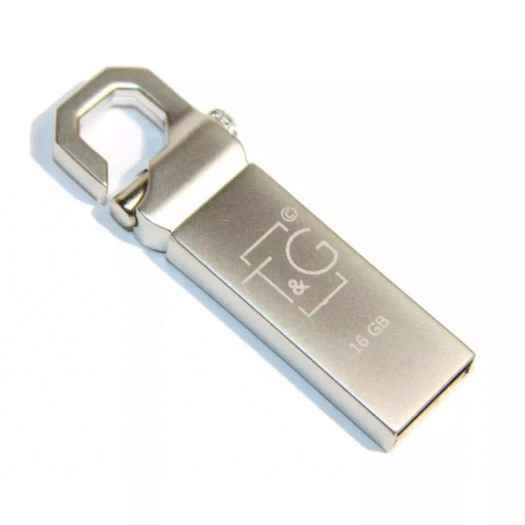 USB флеш накопитель T&G 16GB 027 Metal Series Silver USB 2.0 (TG027-16G)