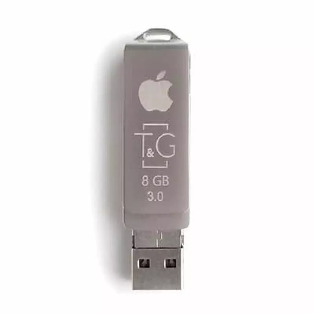 USB флеш накопитель T&G 8GB 004 Metal Black USB 3.0/Lightning (TG004IOS-8G3) - 1 USB флеш накопитель T&G 8GB 004 Metal Black USB 3.0/Lightning (TG004IOS-8G3) - 1