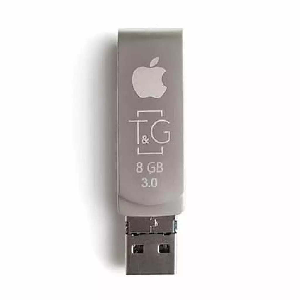 USB флеш накопитель T&G 8GB 007 Metal Black USB 3.0/Lightning (TG007IOS-8G3) - 1 USB флеш накопитель T&G 8GB 007 Metal Black USB 3.0/Lightning (TG007IOS-8G3) - 1