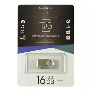 USB флеш накопитель T&G 16GB 106 Metal Series Silver USB 3.0 (TG106-16G3)