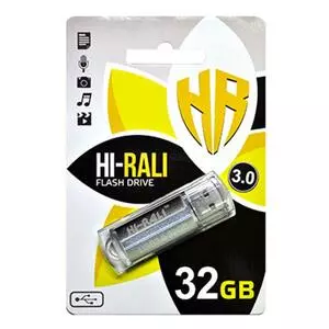 USB флеш накопитель Hi-Rali 32GB Corsair Series Silver USB 3.0 (HI-32GB3CORSL)