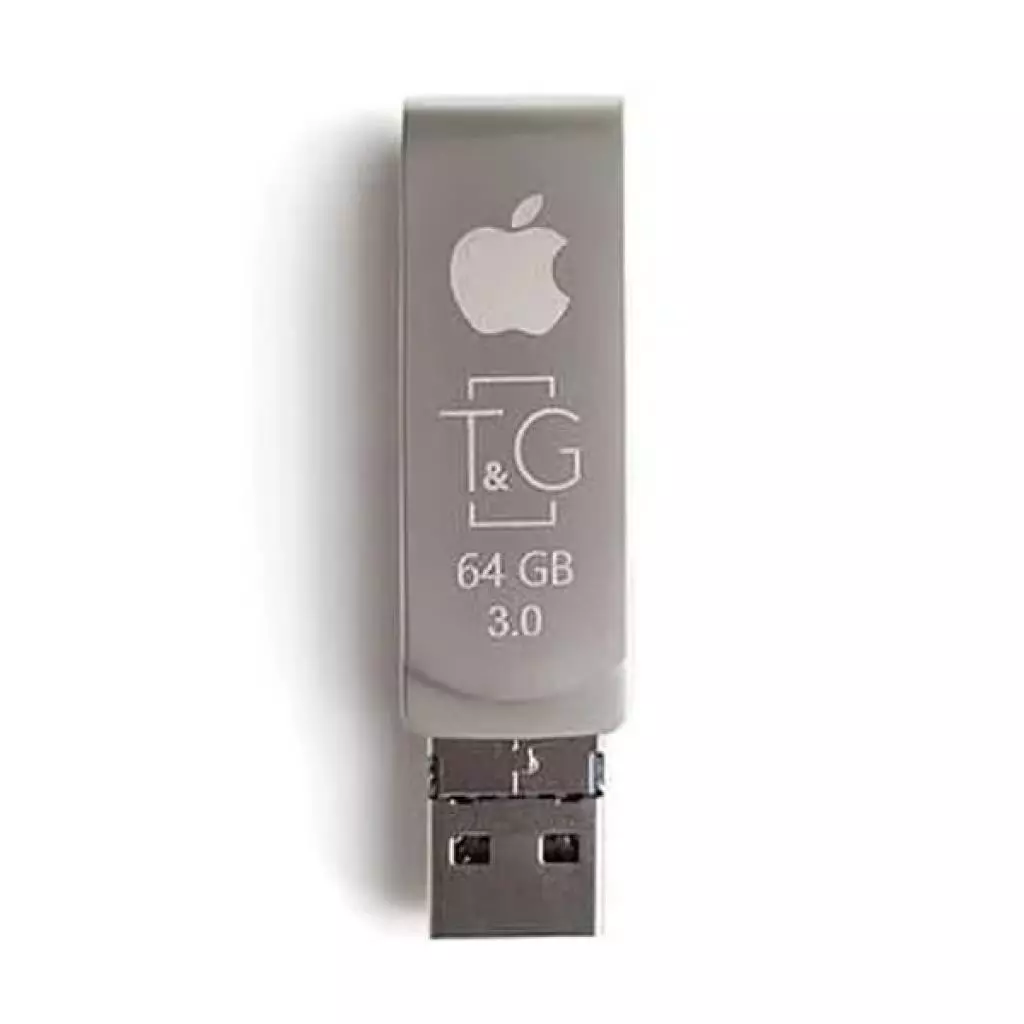 USB флеш накопитель T&G 64GB 007 Metal Series USB 3.0/Lightning (TG007IOS-64G3) - 1 USB флеш накопитель T&G 64GB 007 Metal Series USB 3.0/Lightning (TG007IOS-64G3) - 1
