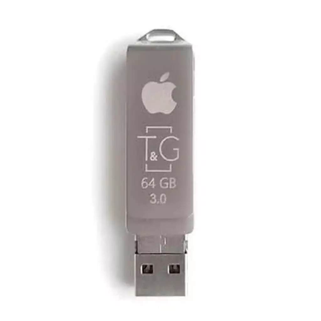 USB флеш накопитель T&G 64GB 004 Metal Series USB 3.0/Lightning (TG004IOS-64G3) - 1