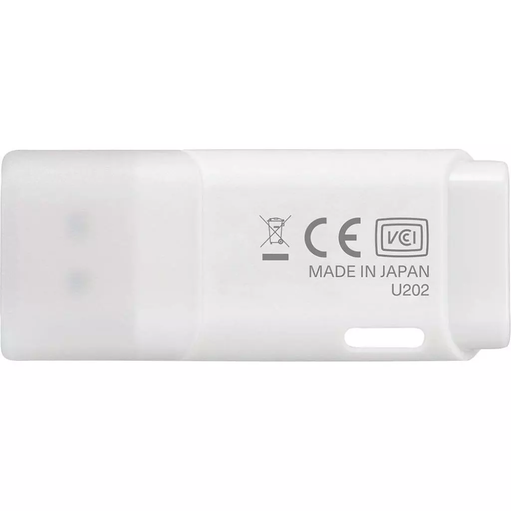 USB флеш накопитель Kioxia 128GB U202 White USB2.0 (LU202W128GG4) - 1 USB флеш накопитель Kioxia 128GB U202 White USB2.0 (LU202W128GG4) - 1