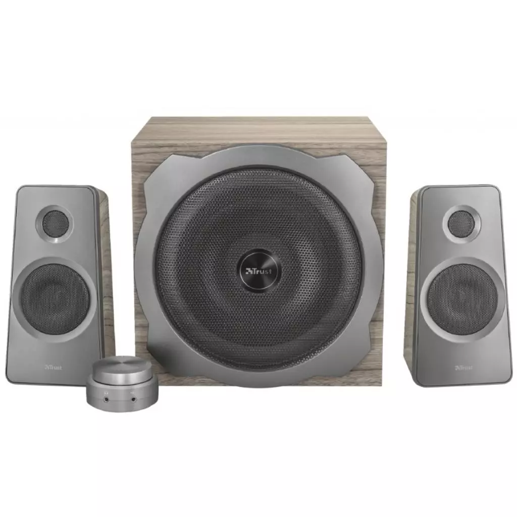 Акустическая система Trust Tytan 2.1 Speaker Set Wood (23290) - 1