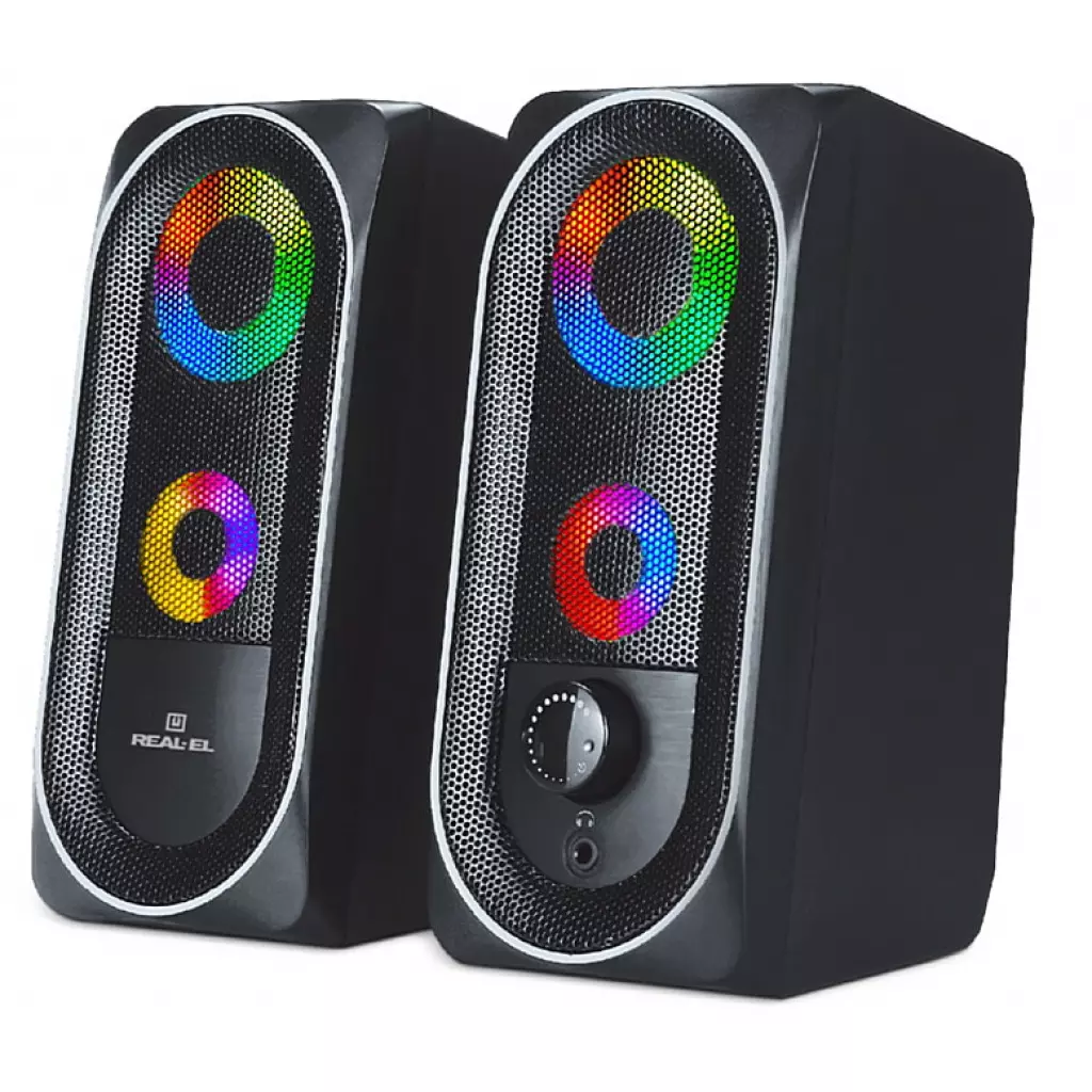 Акустическая система REAL-EL S-110 USB Black - 1