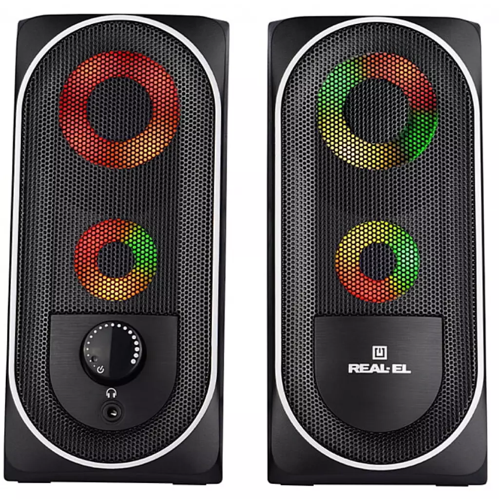 Акустическая система REAL-EL S-110 USB Black - 2