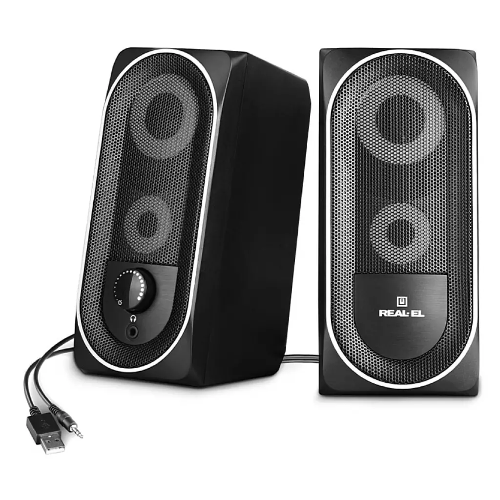 Акустическая система REAL-EL S-110 USB Black - 4