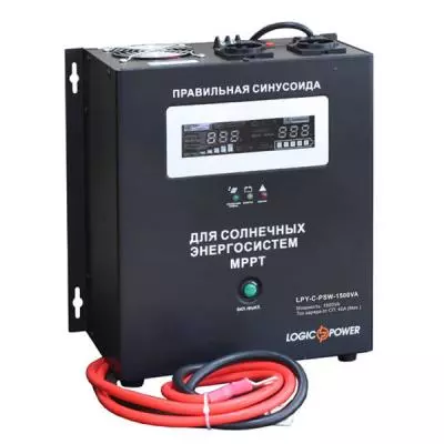 Источник бесперебойного питания LogicPower LPY-C-PSW- 1500VA, 24V, МРРТ контролер (4125) - 1