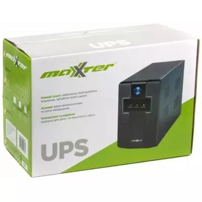 Источник бесперебойного питания Maxxter 1000VA (MX-UPS-B1000-01) - 2