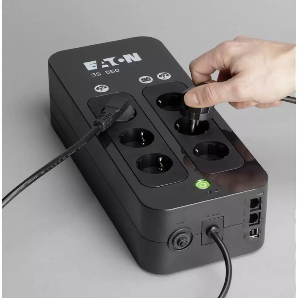 Источник бесперебойного питания Eaton 3S 550VA (9400-43157) - 3