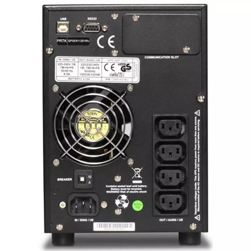 Источник бесперебойного питания Riello Sentinel PRO SEP 1000 (SEP 1000) - 1 Источник бесперебойного питания Riello Sentinel PRO SEP 1000 (SEP 1000) - 1