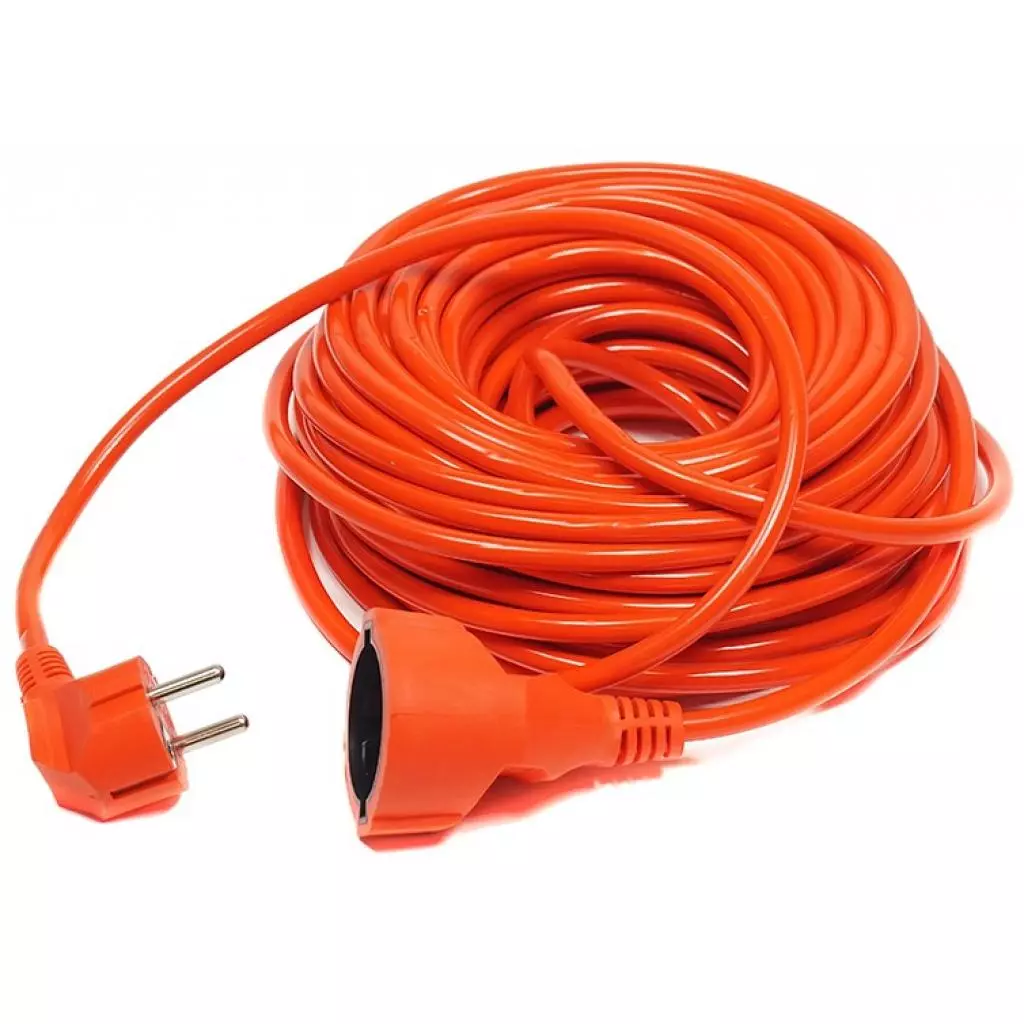 Сетевой удлинитель PowerPlant 20 м, 3x2.5мм2, 16А, морозостойкий (JY-3024/20) (PPCA16M20S1L) - 1