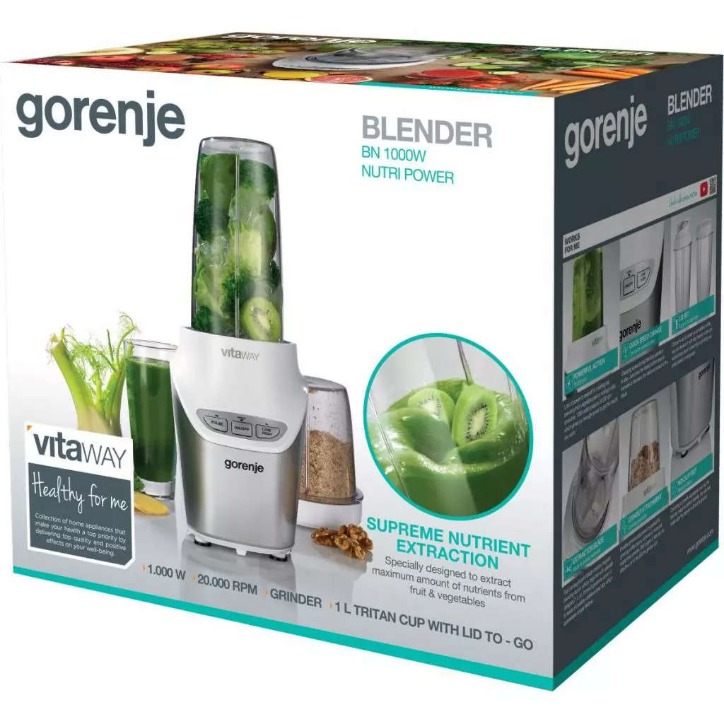 Блендер Gorenje BN1000W - 3