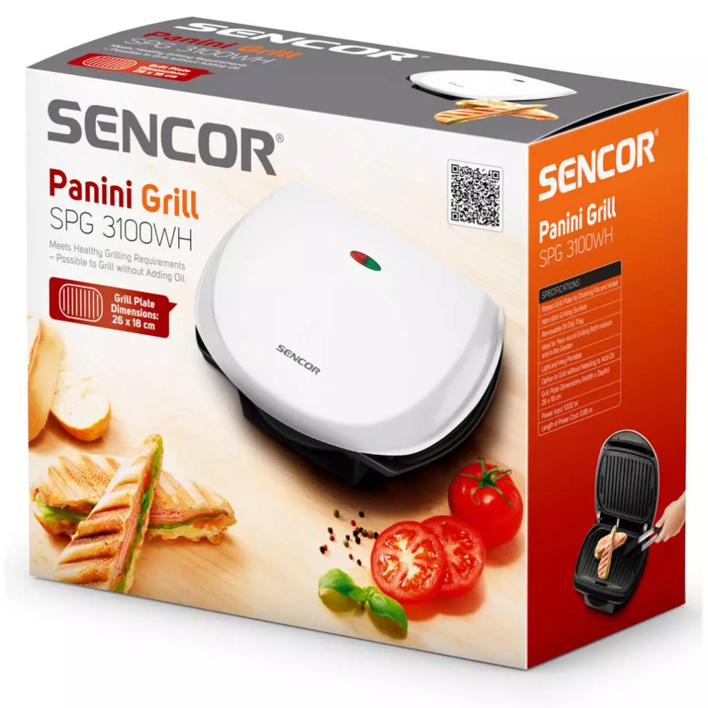 Сэндвичница Sencor SPG3100WH - 1