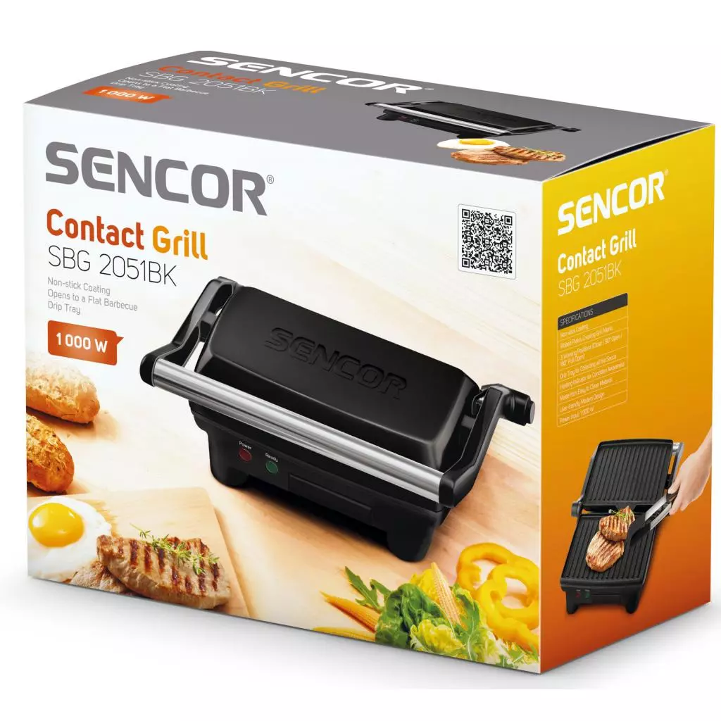 Электрогриль Sencor SBG 2051 BK (SBG2051BK) - 3