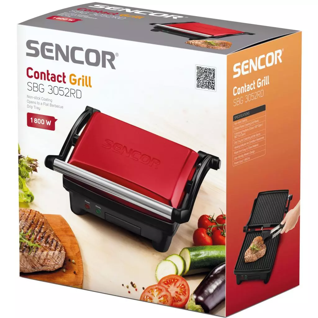 Электрогриль Sencor SBG 3052 RD (SBG3052RD) - 3