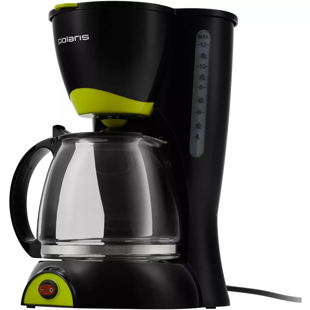Кофеварка Polaris PCM 1211 Black/lime - 1