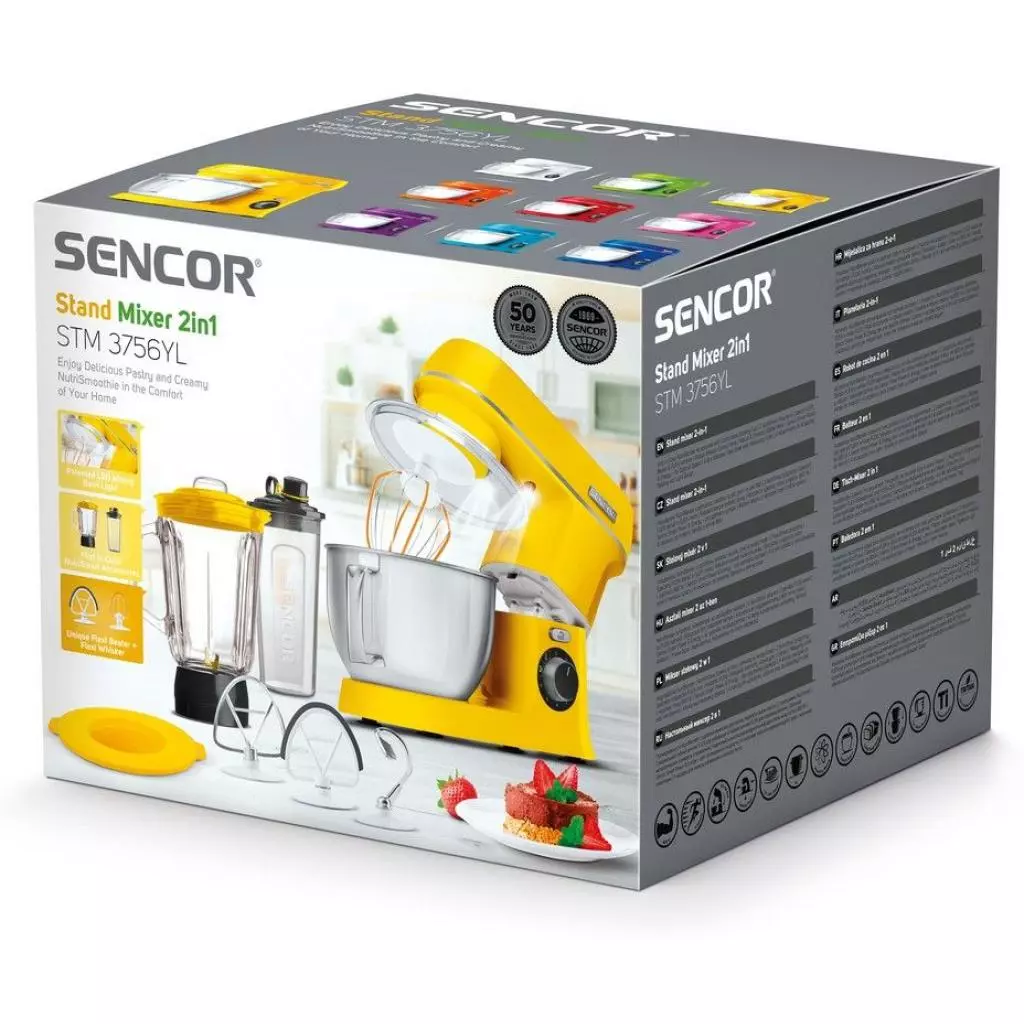 Кухонный комбайн Sencor STM3756YL - 4
