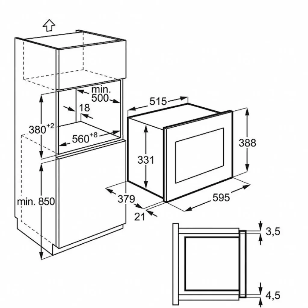 Микроволновая печь Electrolux EMT 25207 OX (EMT25207OX) - 1