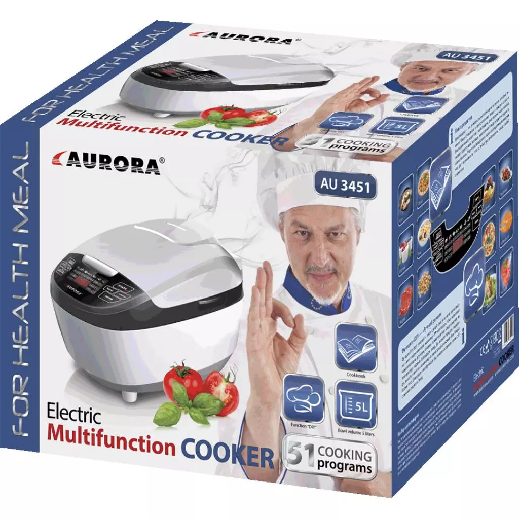 Мультиварка Aurora AU 3451 (AU3451) - 3