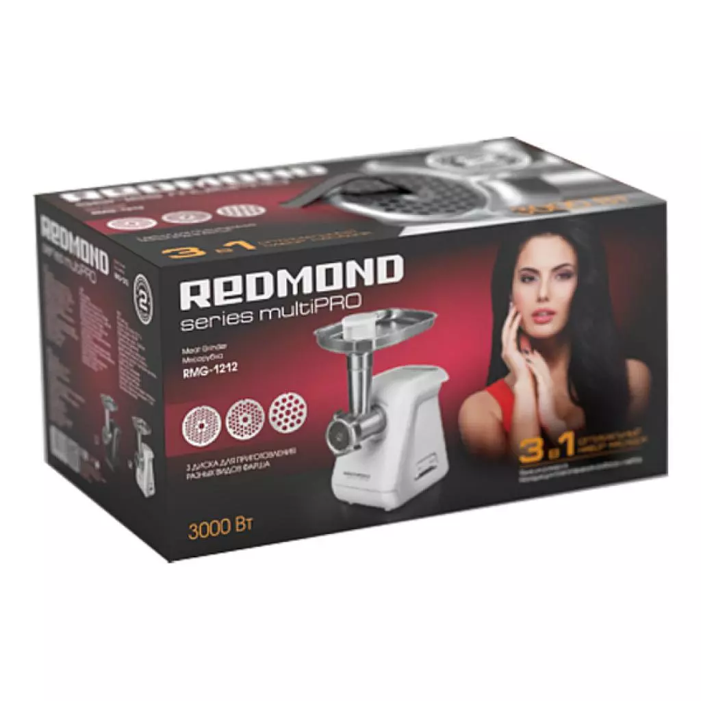 Мясорубка Redmond RMG-1212 White - 4