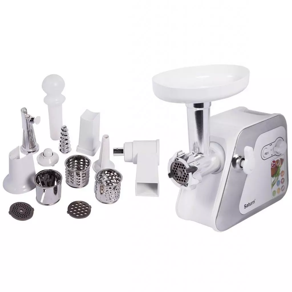 Мясорубка Saturn ST-FP0095 White - 4