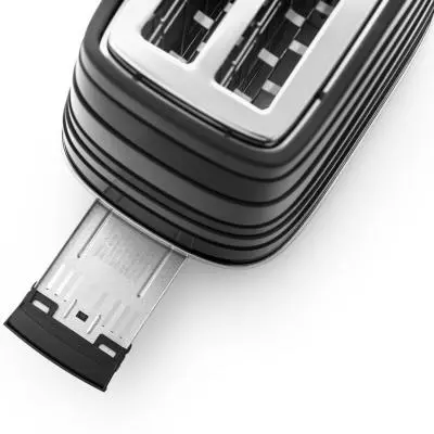 Тостер DeLonghi CTA2103.BK - 4