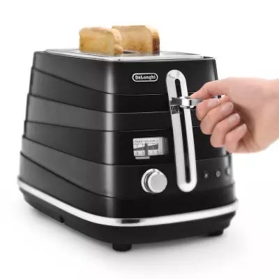 Тостер DeLonghi CTA2103.BK - 5