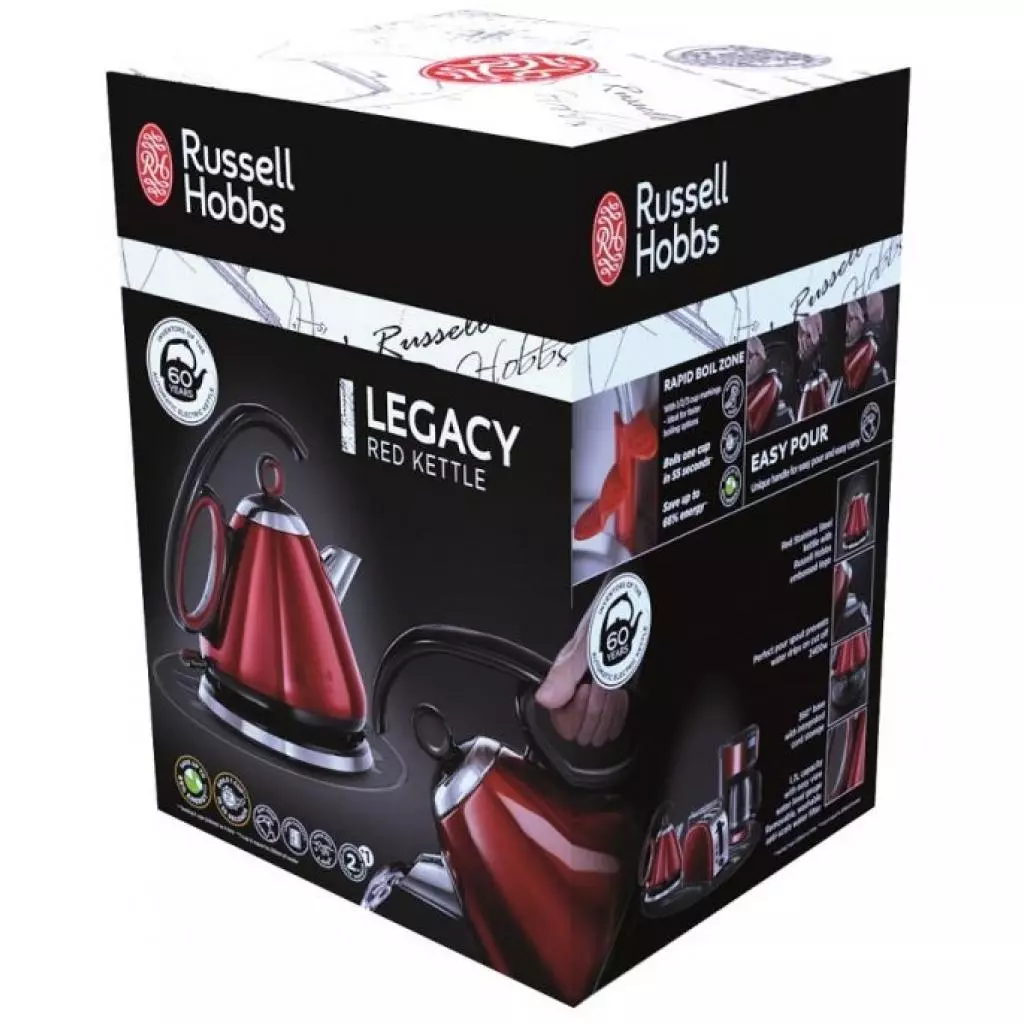 Электрочайник Russell Hobbs Legacy Red (21281-70) - 2