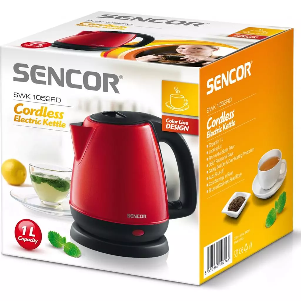 Электрочайник Sencor SWK 1052 RD (SWK1052RD) - 1