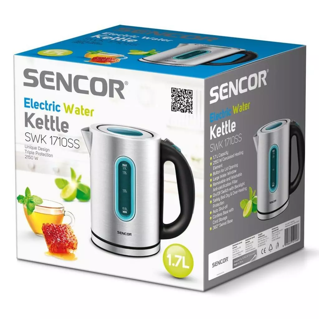 Электрочайник Sencor SWK 1710 SS (SWK1710SS) - 1