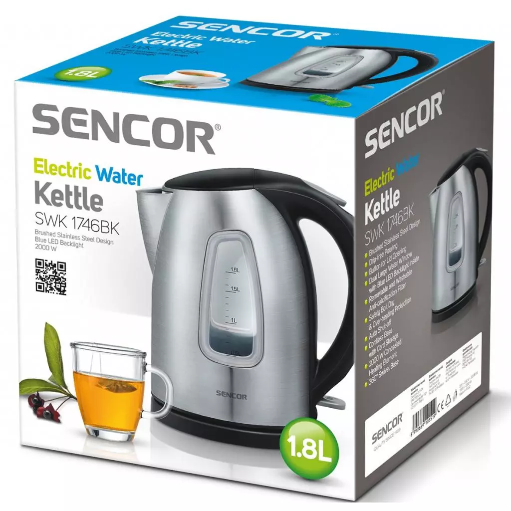 Электрочайник Sencor SWK 1746 BK (SWK1746BK) - 1