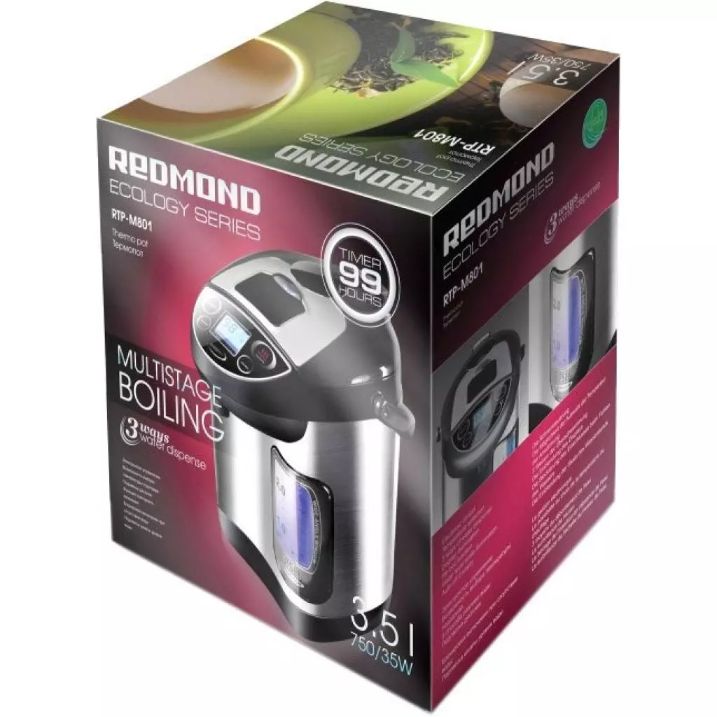 Электрочайник Redmond RTP-M801Grey - 4