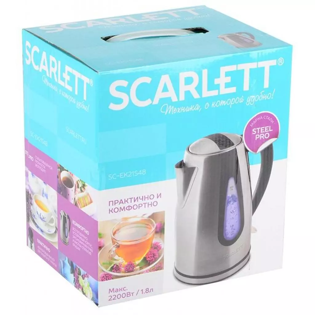 Электрочайник Scarlett SC-EK21S48 - 6