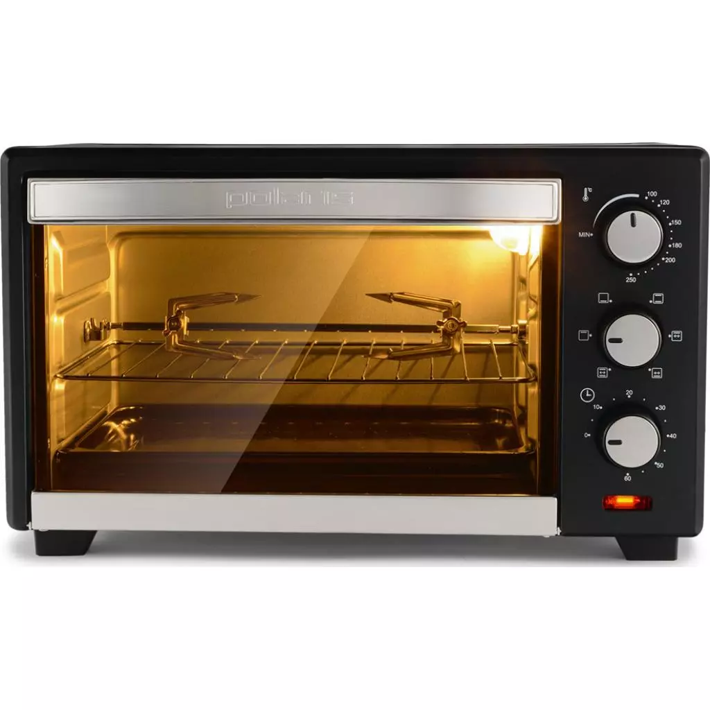 Электропечь Polaris PTO 0320GL Black - 1