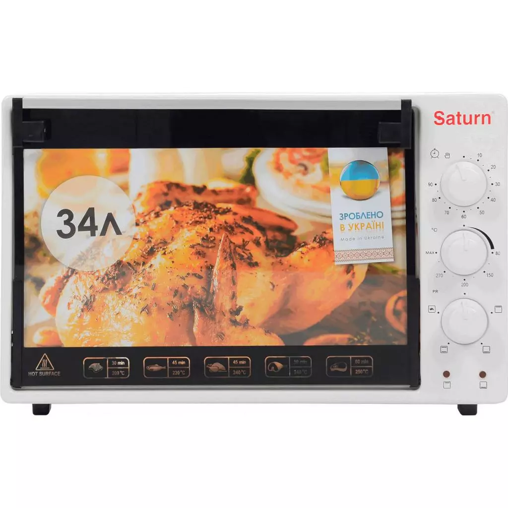 Электропечь Saturn ST-EC 3402 White (ST-EC3402White)