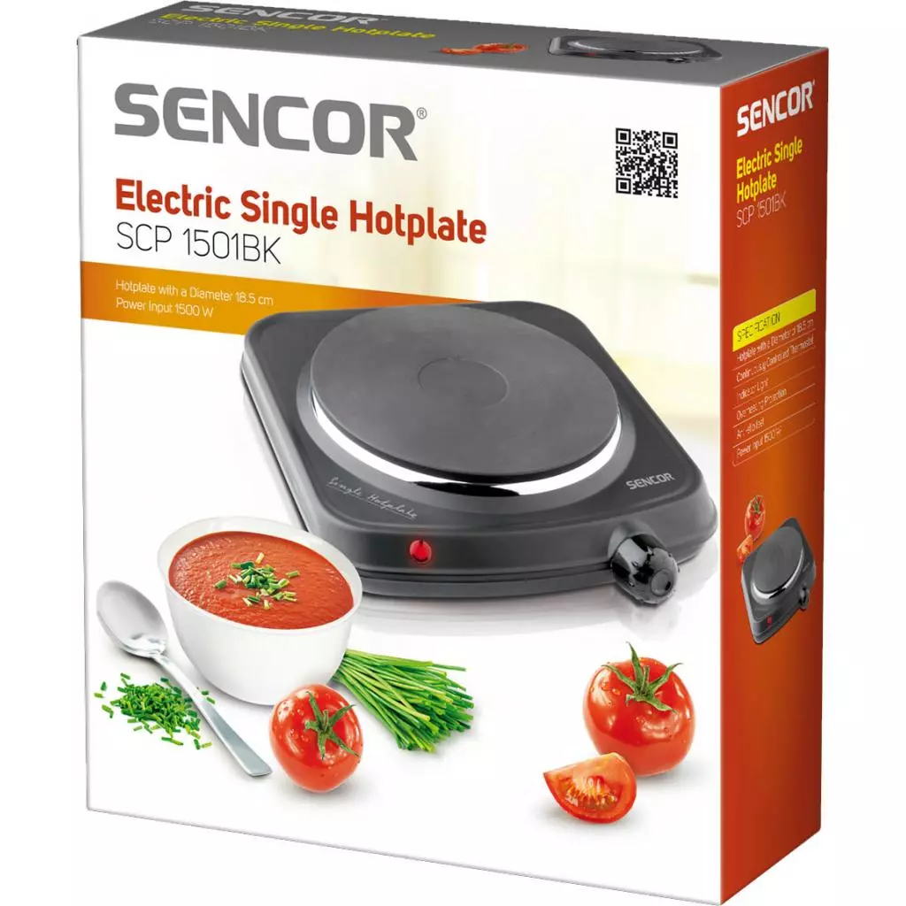 Электроплитка Sencor SCP 1501 BK (SCP1501BK) - 1