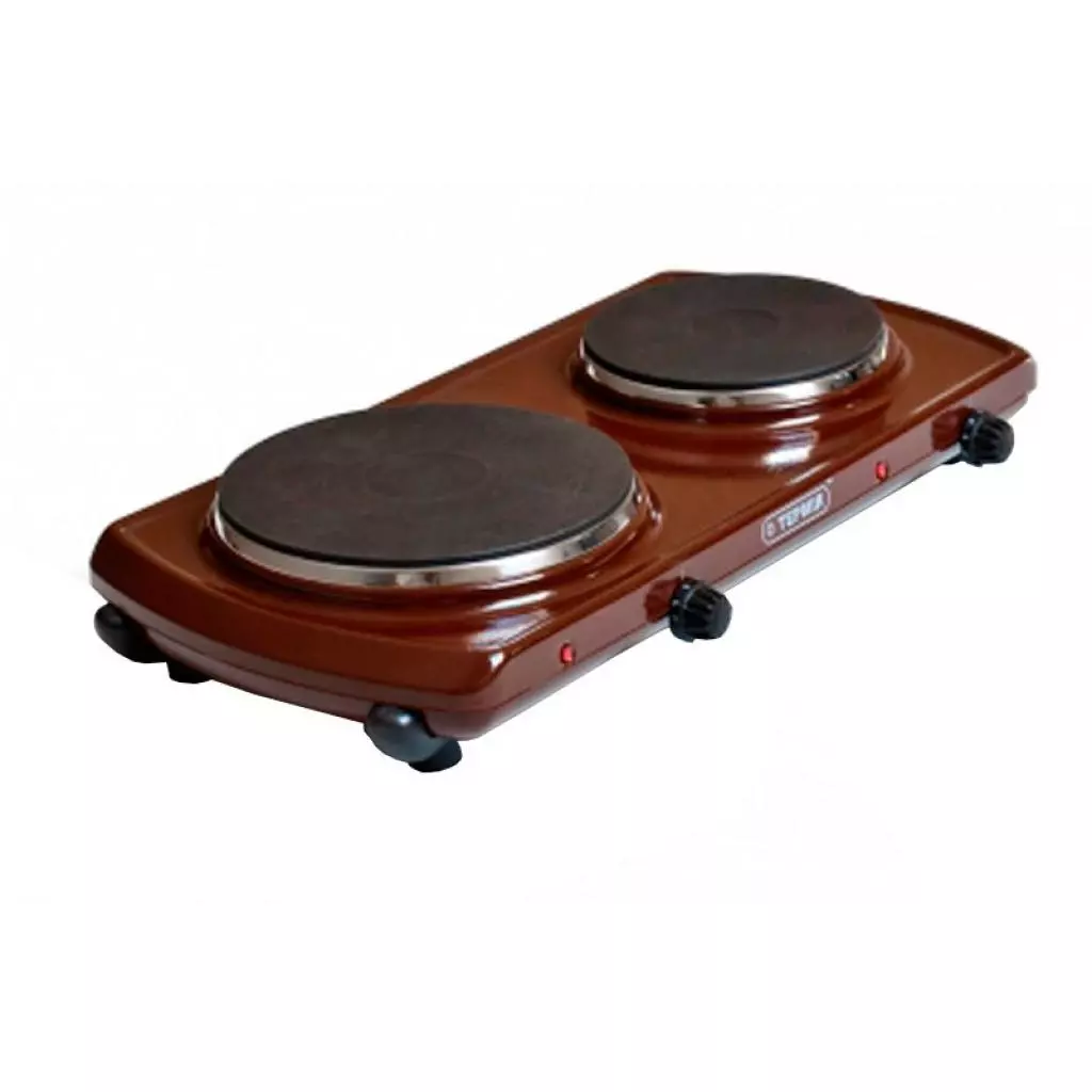 Настольная плита Термия ЕПЧ 2-2,2/220, 2 конф.,корич. - 1