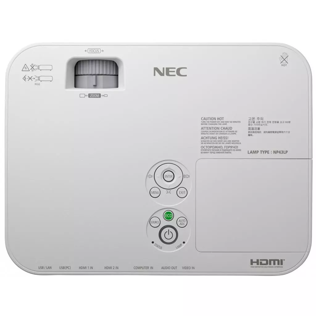 Проектор NEC ME331W (60004227) - 5