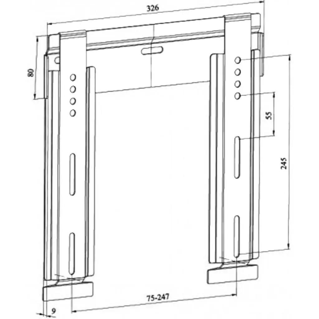 Кронштейн WM5 Slim KSL - 1 Кронштейн WM5 Slim KSL - 1