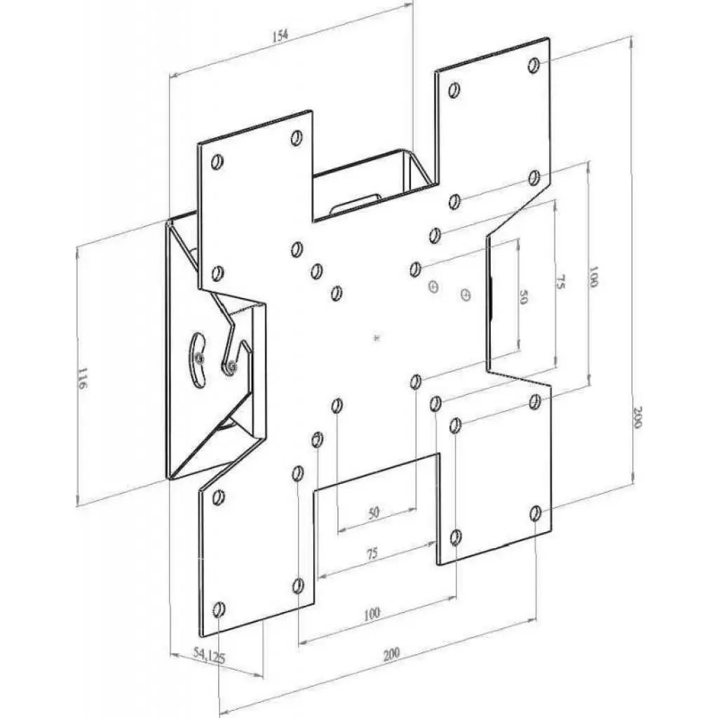 Кронштейн WM7EN-B KSL - 1 Кронштейн WM7EN-B KSL - 1