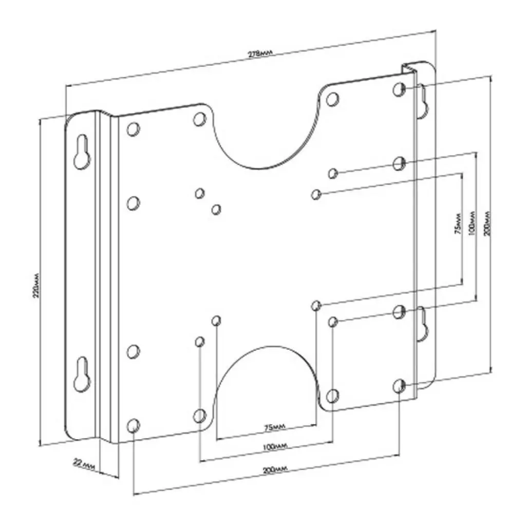 Кронштейн WM7EP KSL - 1 Кронштейн WM7EP KSL - 1