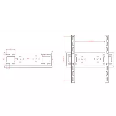 Кронштейн Квадо K-51 silver - 2 Кронштейн Квадо K-51 silver - 2