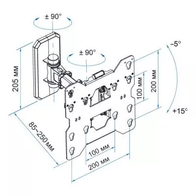 Кронштейн Sven C77-22 - 5