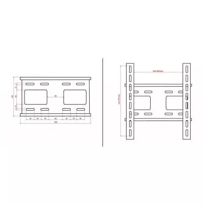 Кронштейн Квадо K-30 silver - 2 Кронштейн Квадо K-30 silver - 2