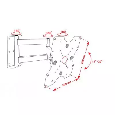 Кронштейн Квадо K-42/1 - 4 Кронштейн Квадо K-42/1 - 4